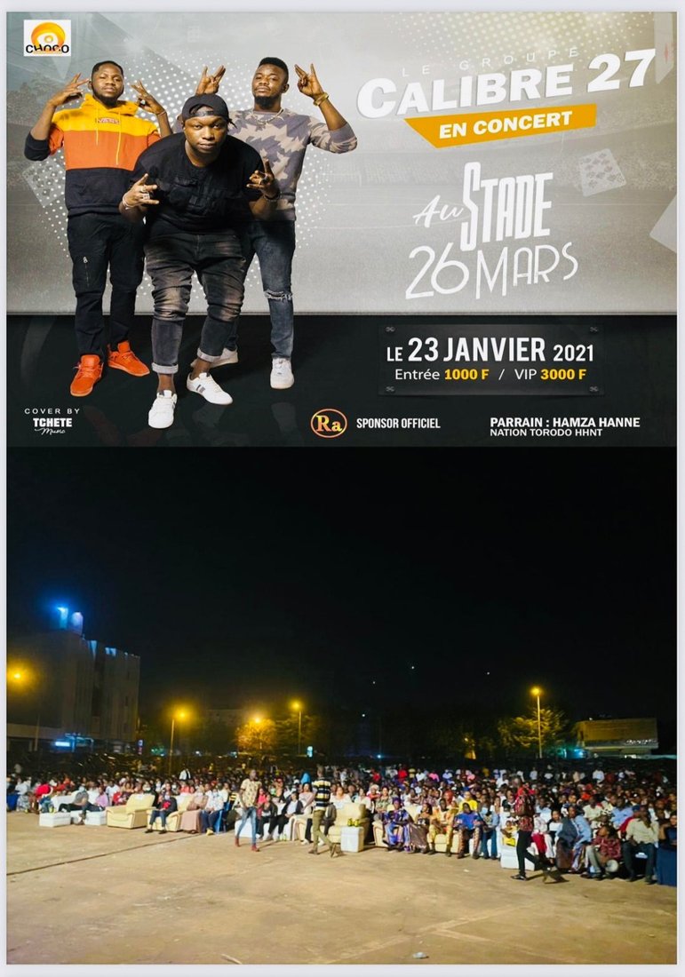 Calibre 27 au Stade 26 Mars