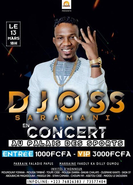 Djoss Saramani — Concert